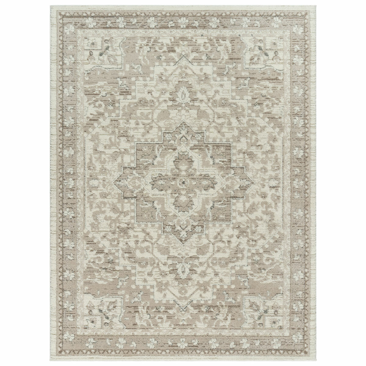 Solaris Area Rug in Keela Beige, 160 x 214 cm
