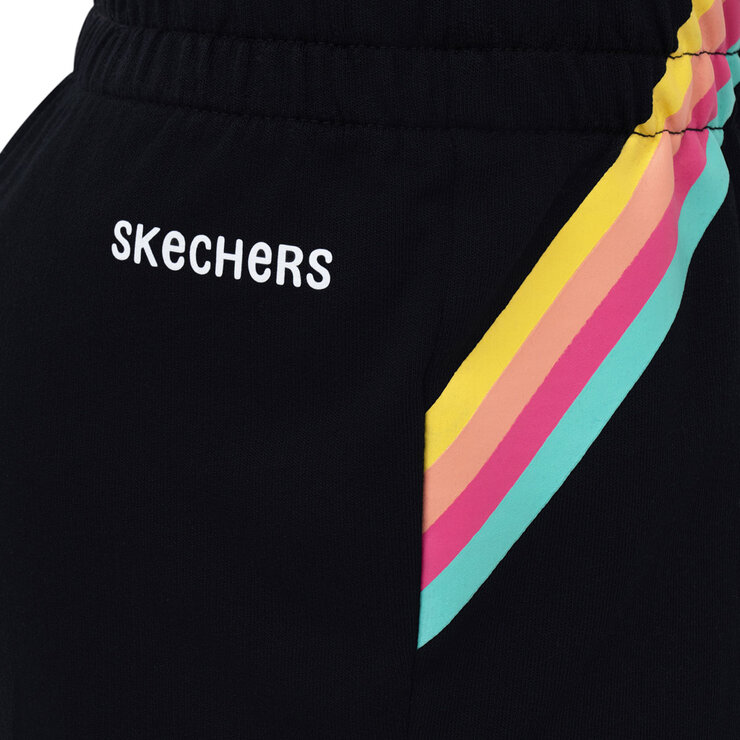 Skechers Kids Tee & Short 3 Piece Set in White, 2-3 Years