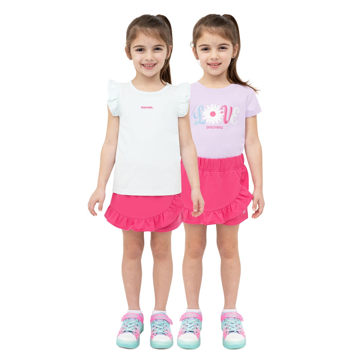 Skechers Kids Short & Tee, 3 Piece Set