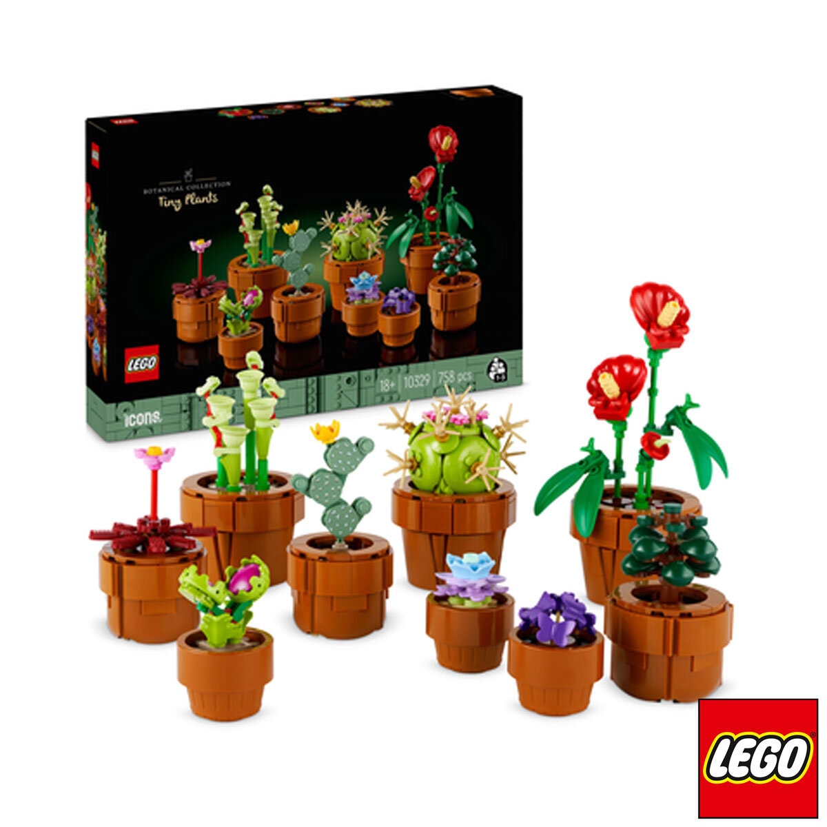 LEGO Icons Botanical Collection Tiny Plants - Model 10329 (+18 Years)