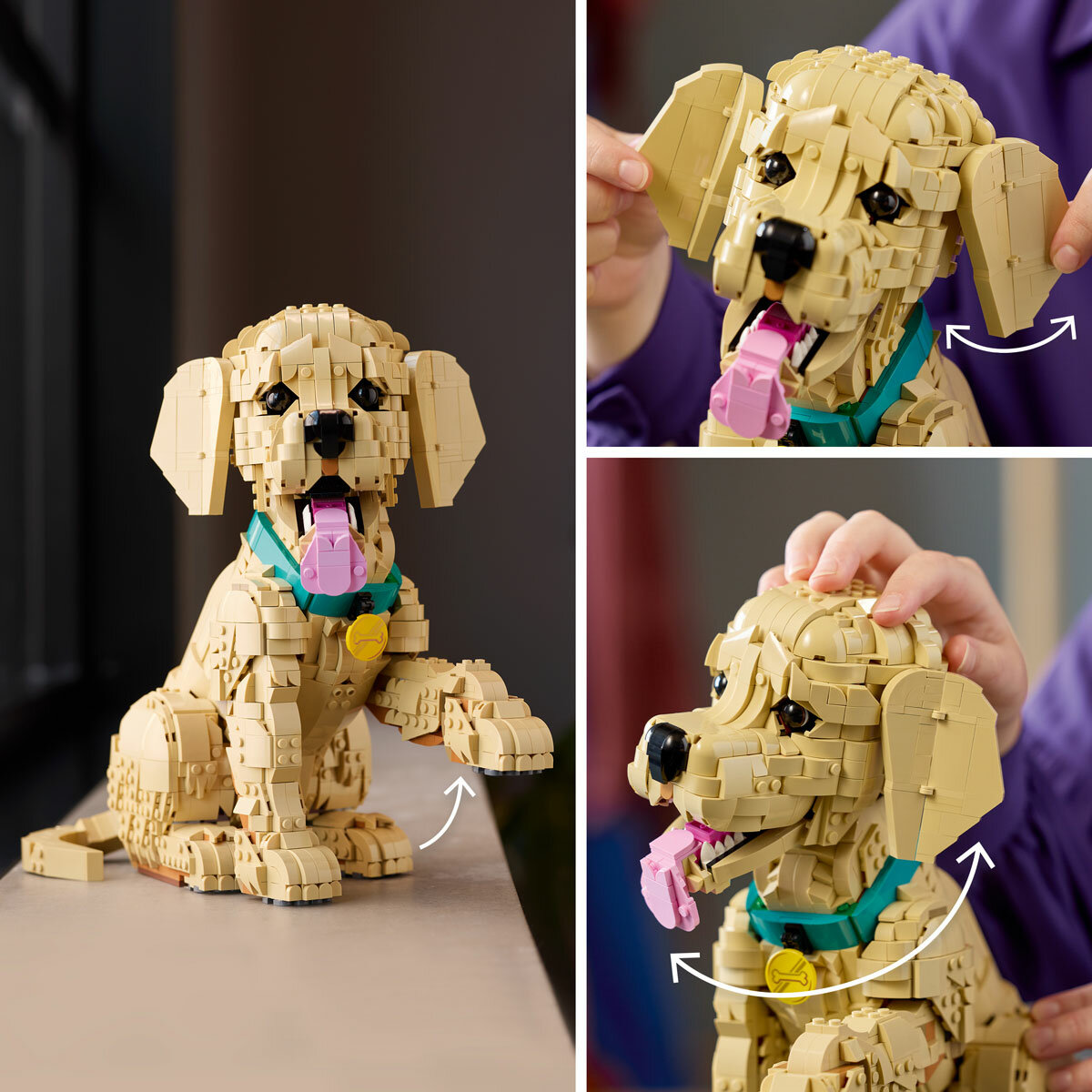 LEGO Icons Golden Retriever Puppy - Model 11384 (18+ Years)