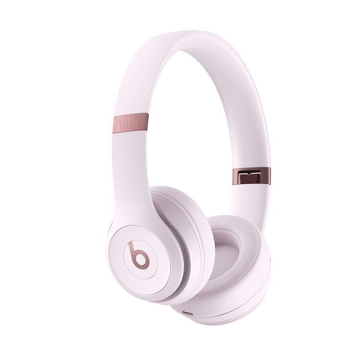Beats Solo4 Wireless On-Ear Headphones in Cloud Pink, MUW33ZM/A