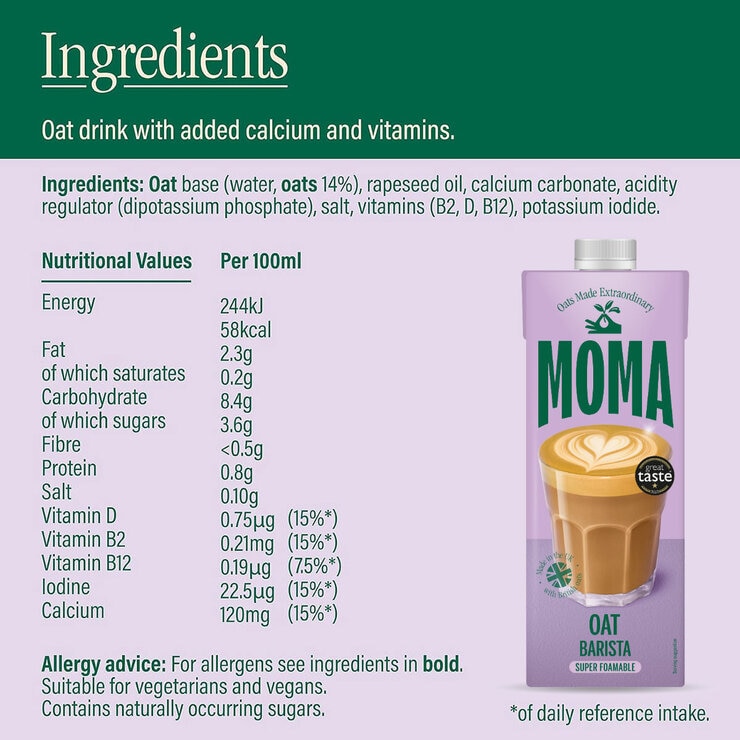 Ingredients and Nutritional Information