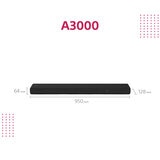 Buy Sony HTA3000 3.1 Ch, 250W, Soundbar with Dolby Atmos, Built-in Subwoofer and Bluetooth, HTA3000.CEK at Costco.co.uk