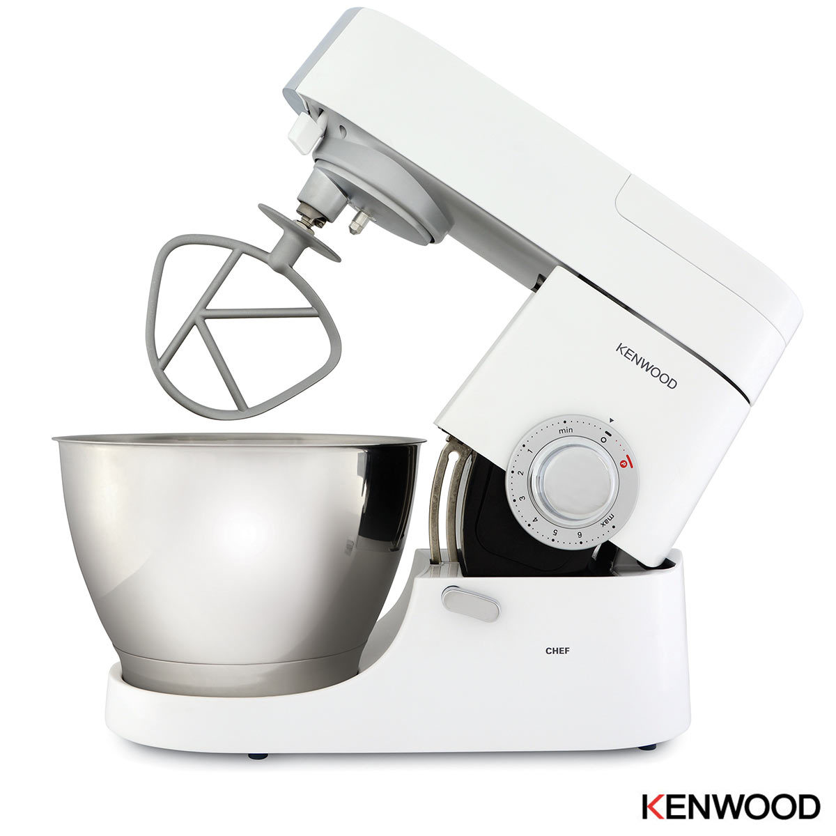 Kenwood Chef Premier Stand Mixer, 4.6L, White KMC515 Costco UK