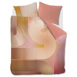 Bedding House Dutch Design Curves Coral Duvet Set in 3 Sizes