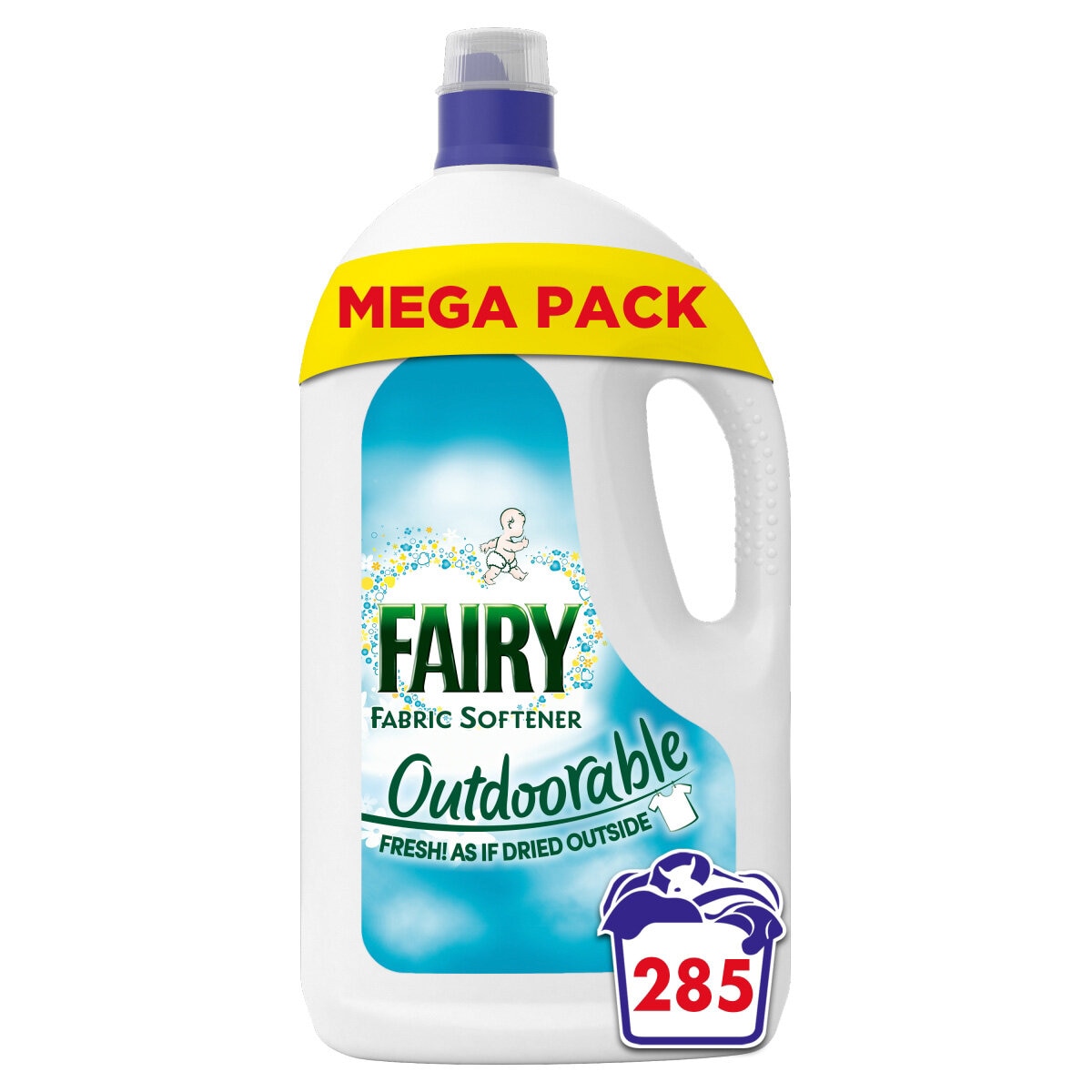 Fairy Outdoorables Fabric Conditioner, 285 Wash, 3.99L