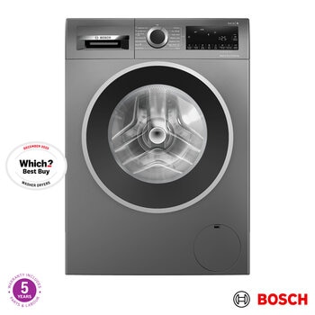 Bosch WNG254R1GB Series 6 Washer Dryer, 10.5/6kg Capacity, D Rated in Graphite
