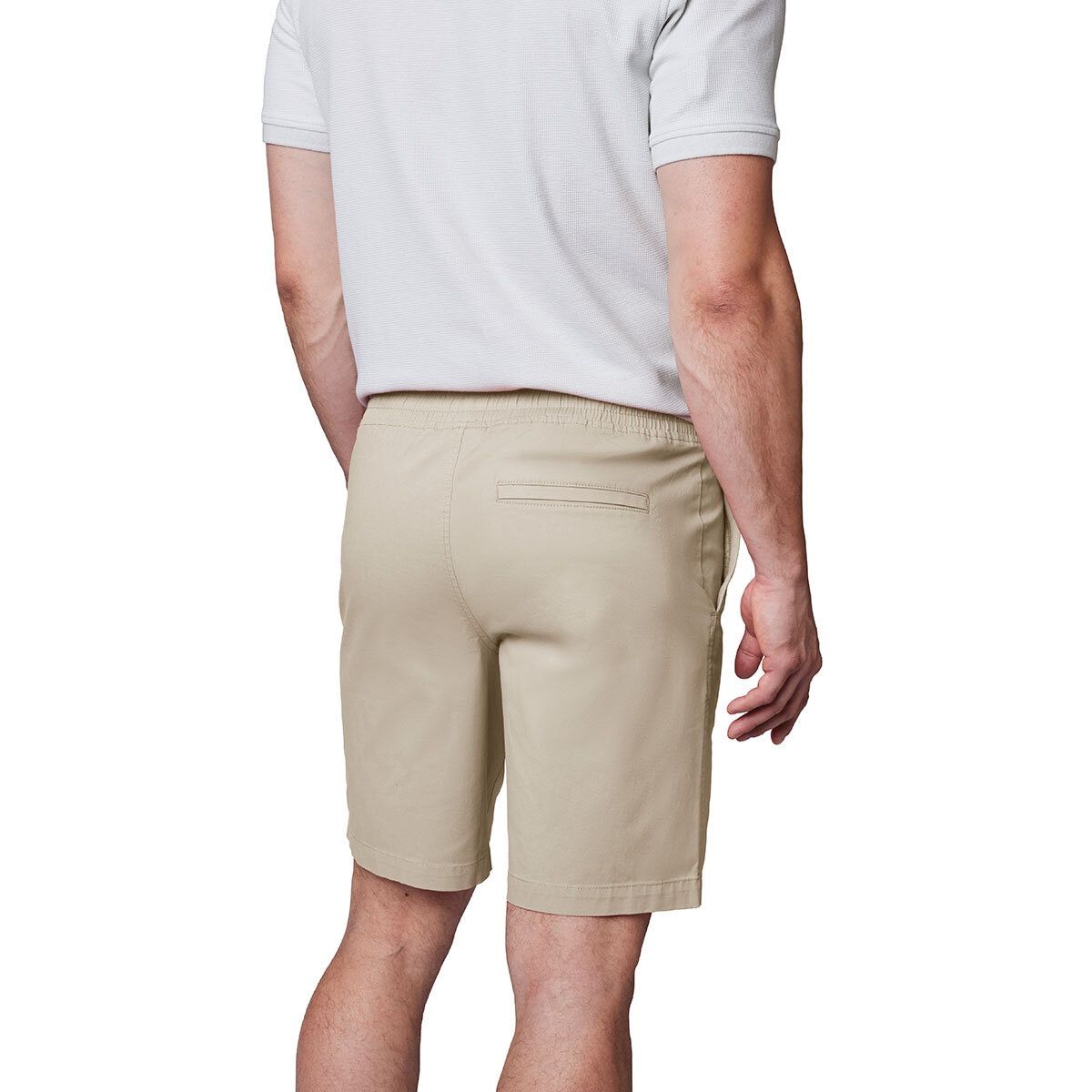 Copper & Oak Pull on Short in Khaki - Extra Large