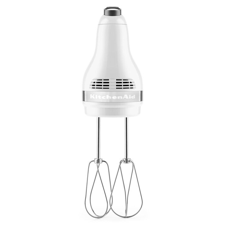 Front Profile KItchen Classic 5 Speed Hand Mixer White