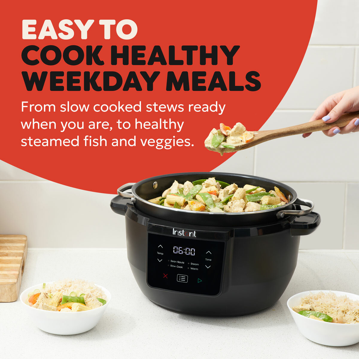 Instant Pot Superior 7.1L Slow Cooker in Black Instant Pot Superior 7.1L Slow Cooker in Black