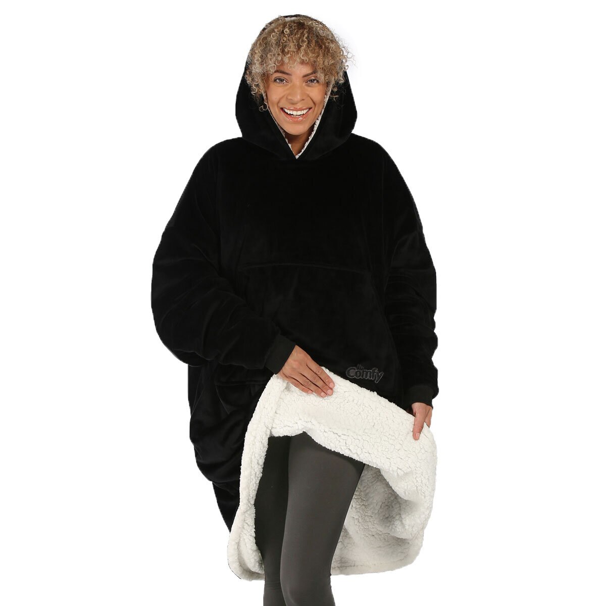 The Comfy Original Wearable Blanket, Black Costco UK