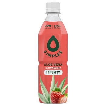 Simplee Aloe Vera Strawberry, 12 x 500ml Simplee Aloe Vera Strawberry, 12 x 500ml
