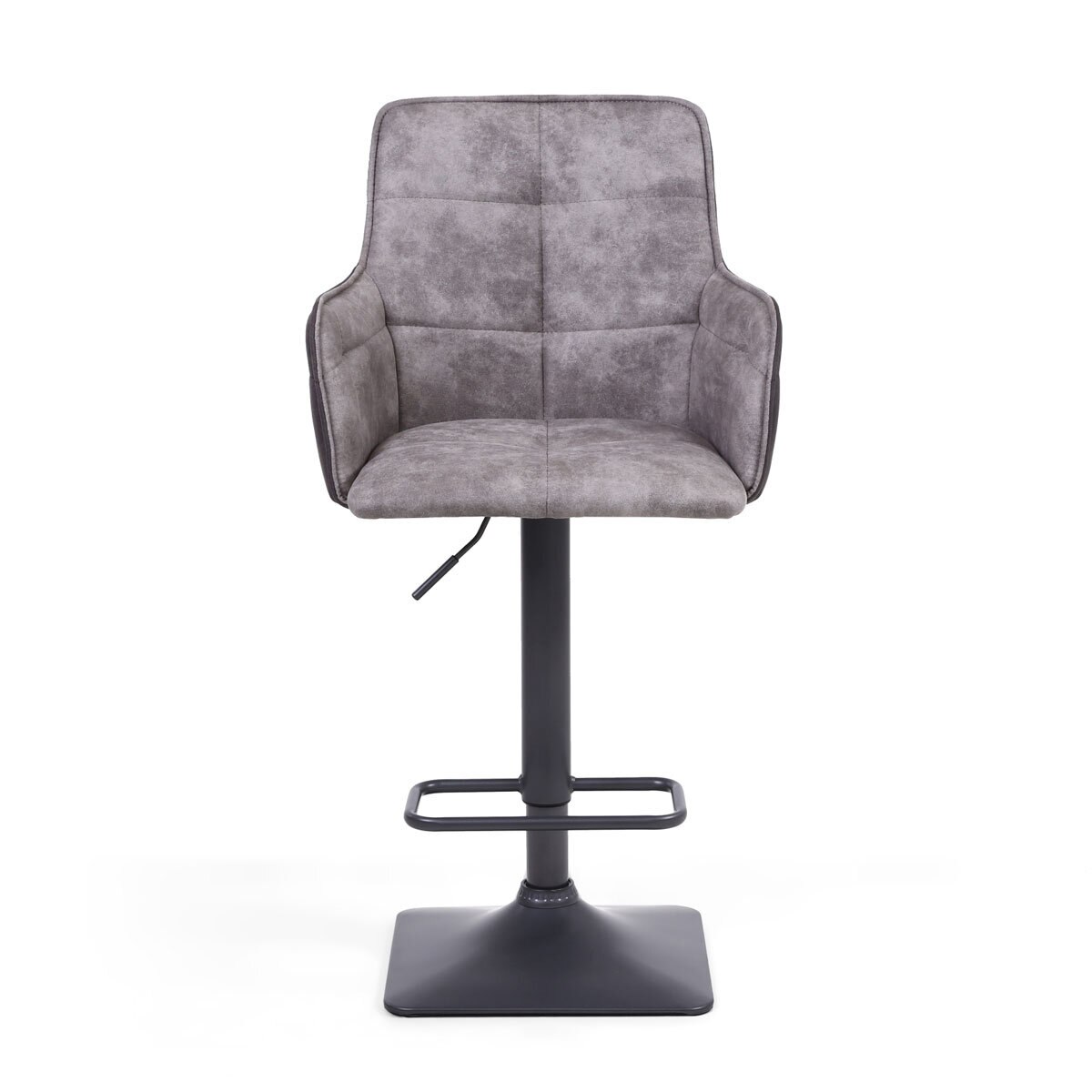 Orion Light Grey Fabric Bar Stool 2 pack