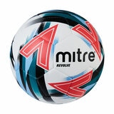 Studio image of the Mitre Revolve Football Size 5 in Red