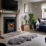 Naturally Sheepskins Mongolian Double Rug 180 x 55 cm in Grey
