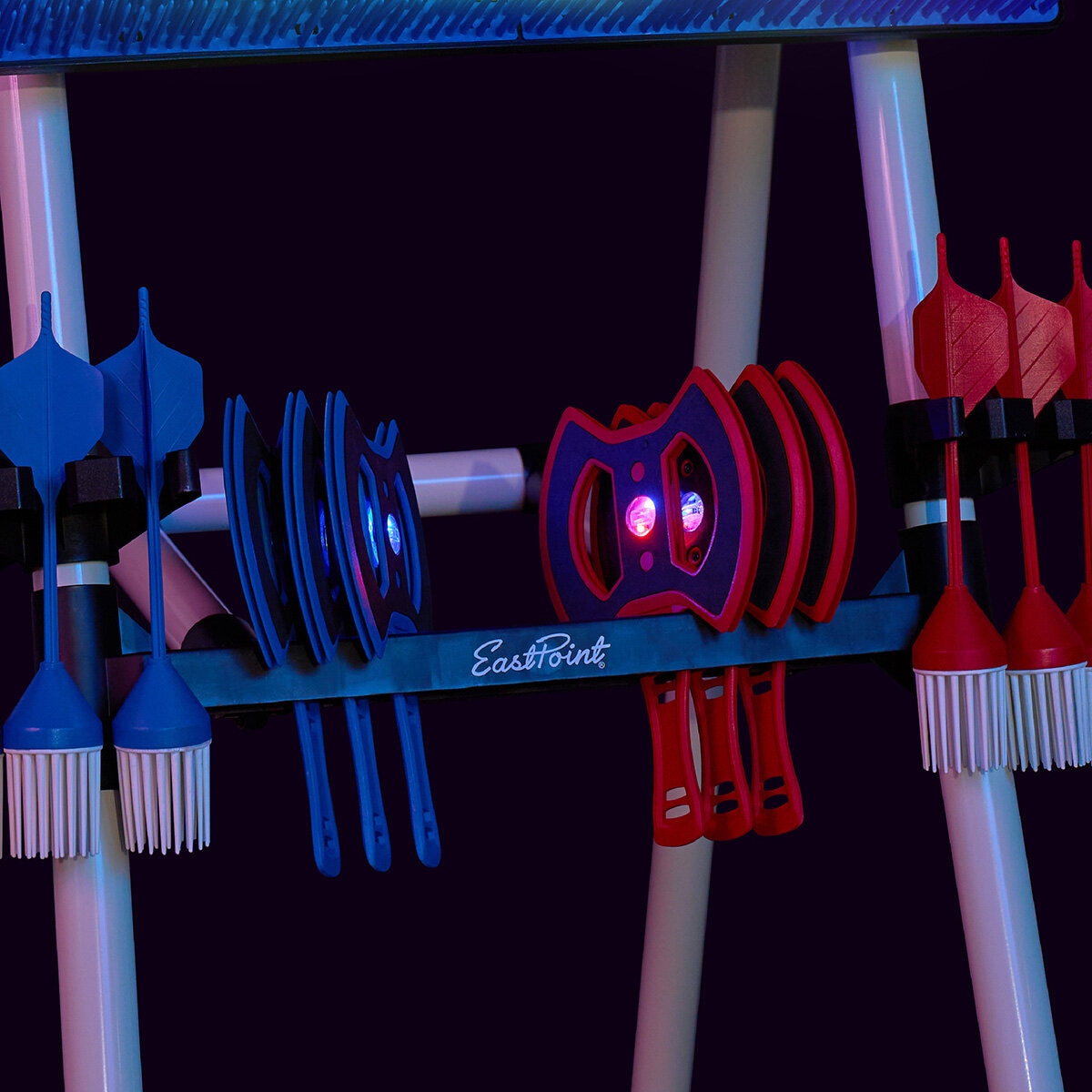 Studio image showing the lights on the axes Studio image showing the lights on the axes