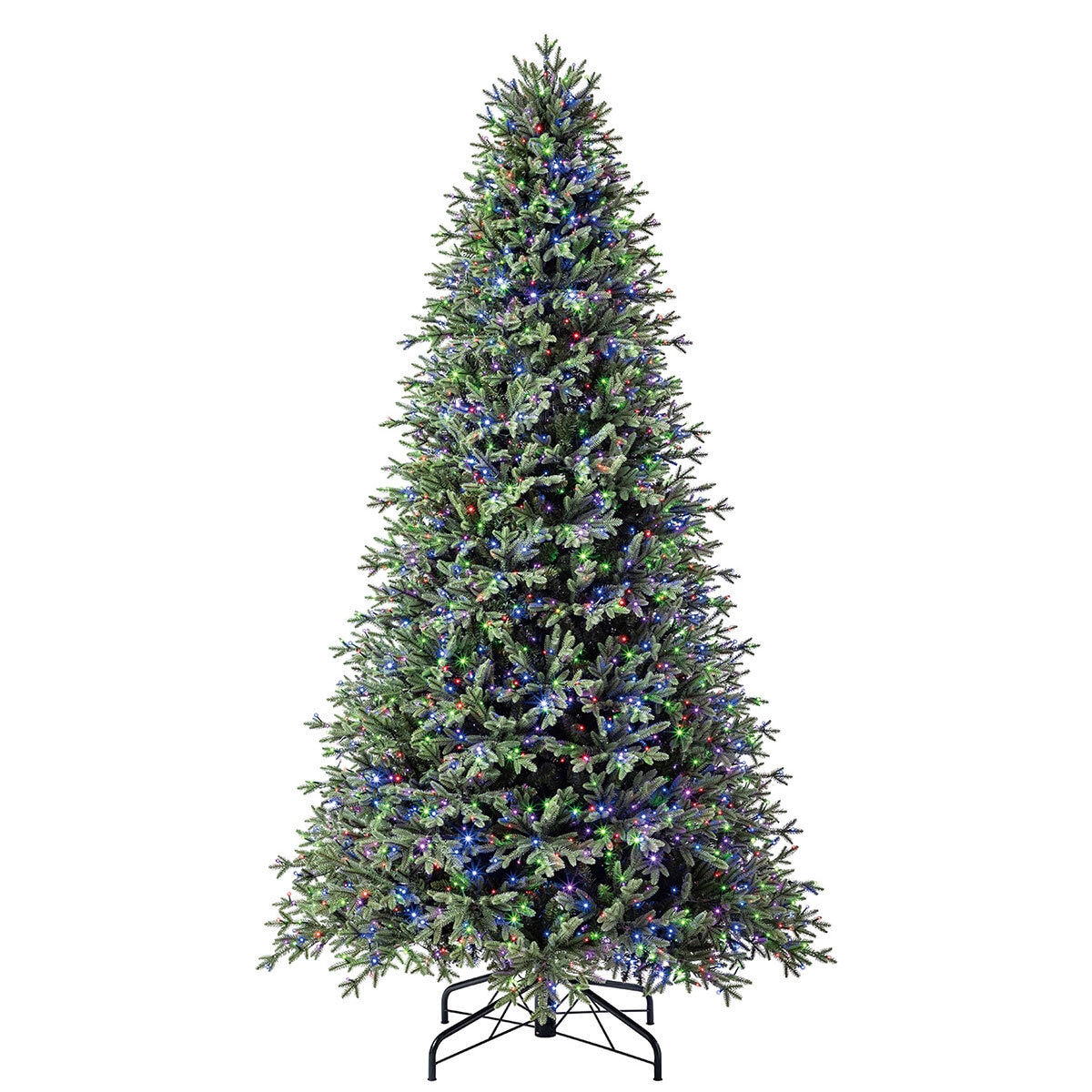 9ft ( 2.7m ) Pre-Lit Aspen Artificial Christmas Tree With 2,700 Colour-Changing Radiant Micro Twinkle LED Lights