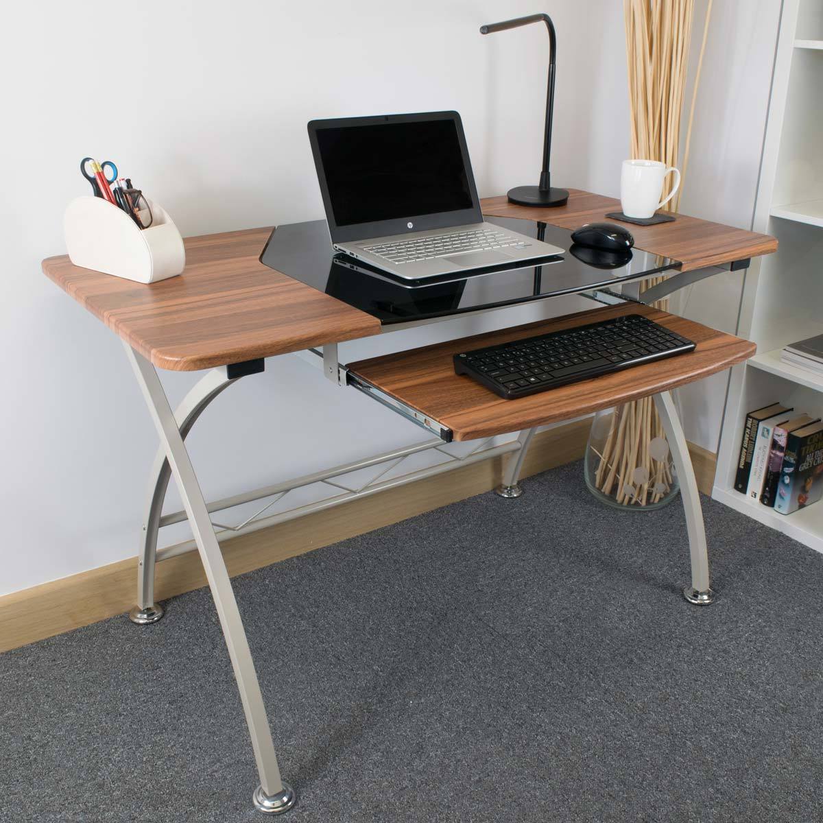 Costco glass shop top desk