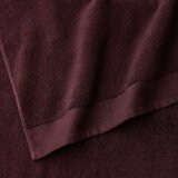 Close up of purple towel