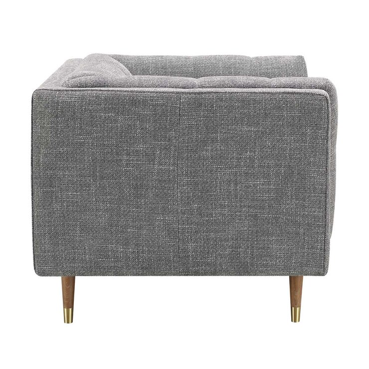 Isla Grey Fabric Armchair