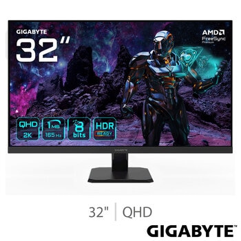 Gigabyte 32 Inch QHD 165Hz IPS Gaming Monitor, GS32Q