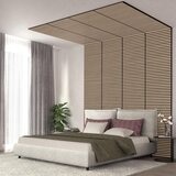 Artika Sonolok Acoustic Wall Panel Set in Oak & Black, 4 Pack