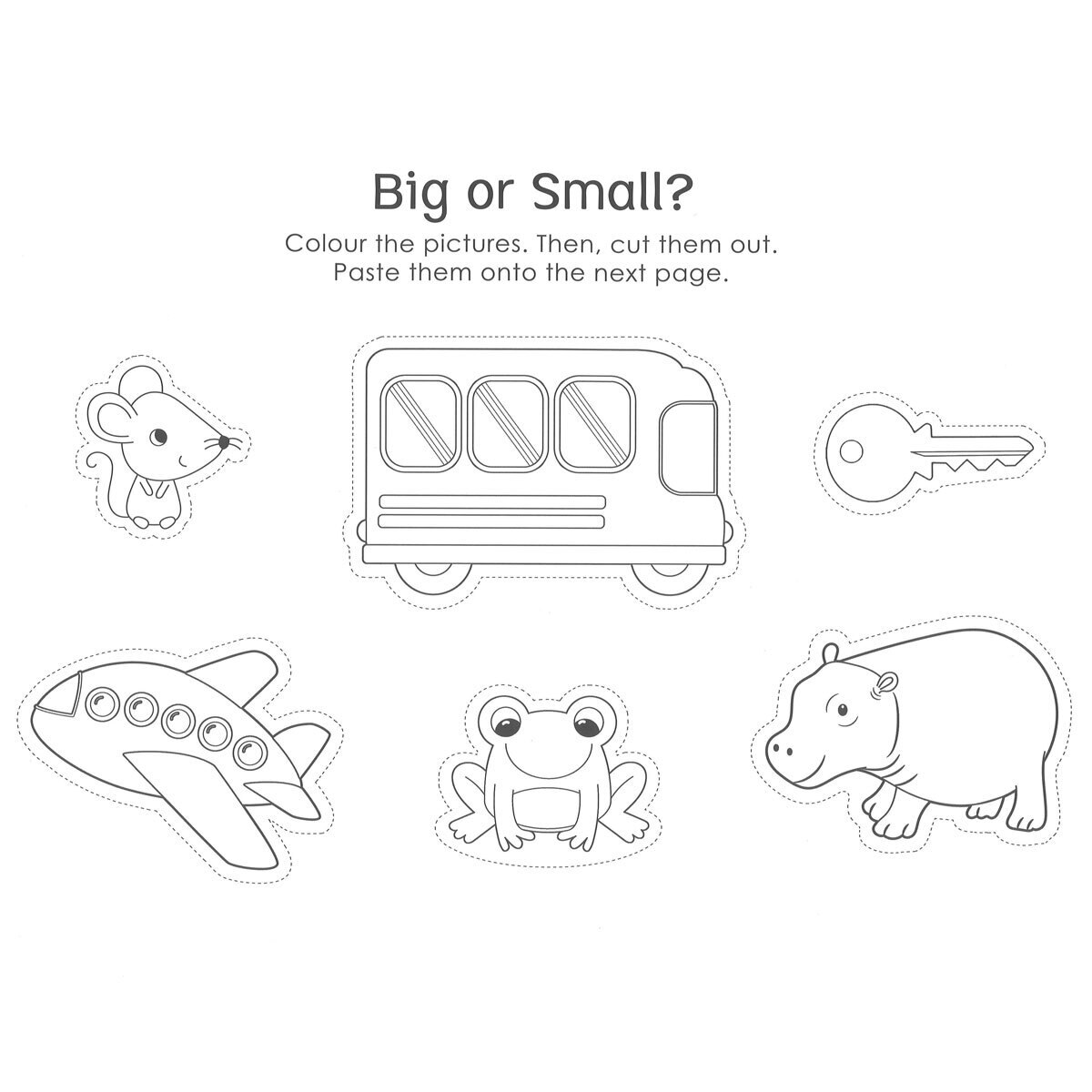 Little Genius Mega Activity Pad: Colour Cut & Paste