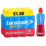 Lucozade Sport Raspberry PMP £1.50, 12 x 500ml