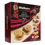 Outerbox Red Tartan with images of biscuits