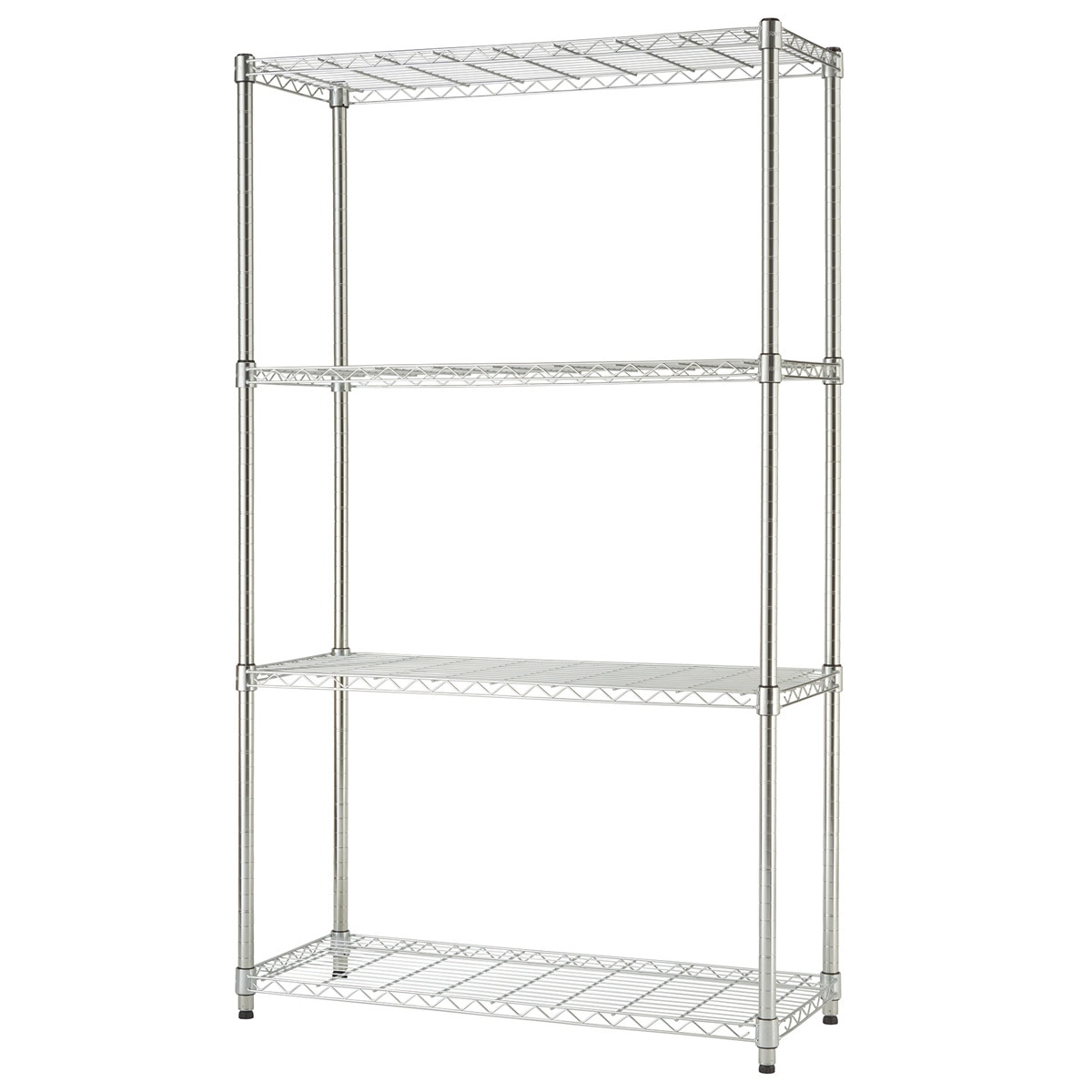 TRINITY 36" (91cm) EcoStorage™ 4-Tier Chrome Storage Unit