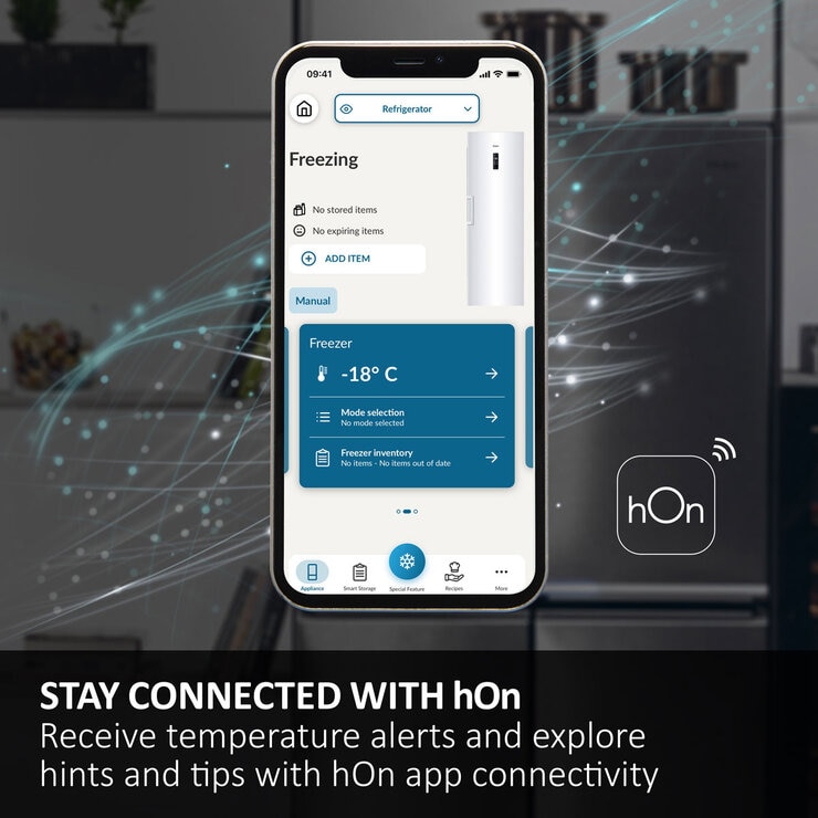 Haier H4F272WEH1K, InstaSwitch Freezer, E Rated in White