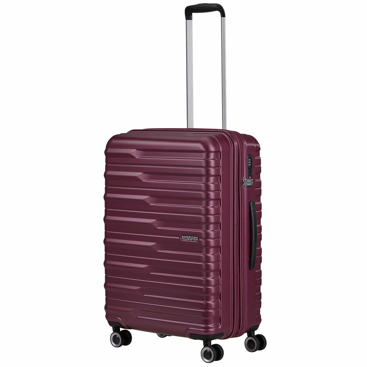American Tourister 3pc Luggage Set Spinner Case Purple Rose American Tourister 3pc Luggage Set Spinner Case Purple Rose