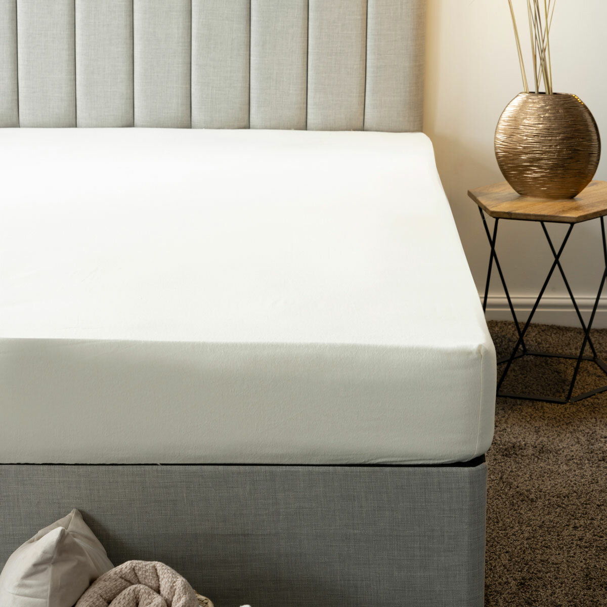 Belledorm Brushed Cotton Cream Bedding Bundle, in 4 Sizes Belledorm Brushed Cotton Cream Bedding Bundle, in 4 Sizes