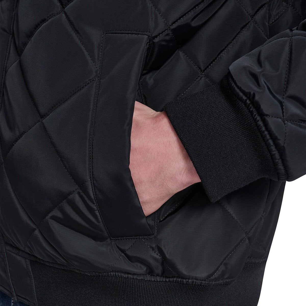 Converse Men's Hooded Bomber Jacket Converse Men's Hooded Bomber Jacket