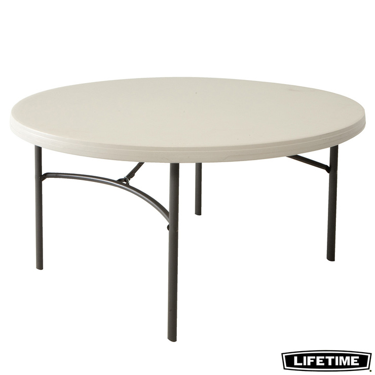 Lifetime 60 5ft Round Commercial, 72 Round Folding Table Costco