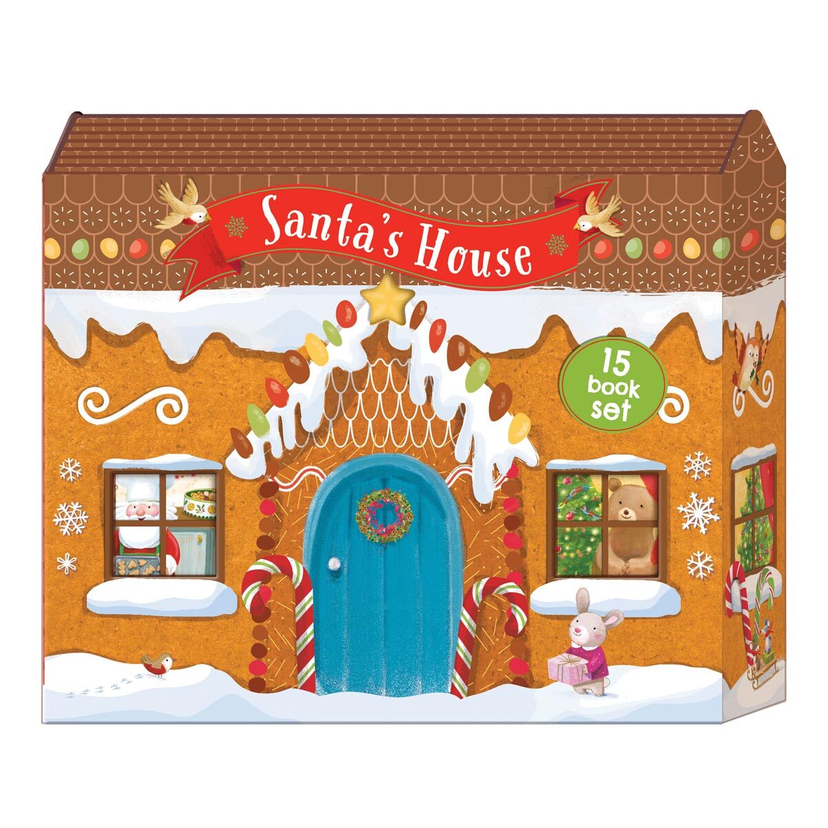 House Shaped 15 Book Set, Farmyard (1+ Years)