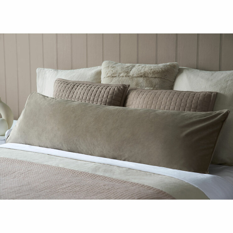 Belledorm Velvet Long Bolster Cushion in 4 Colours, 43 x 120 cm Belledorm Velvet Long Bolster Cushion in 4 Colours, 43 x 120 cm