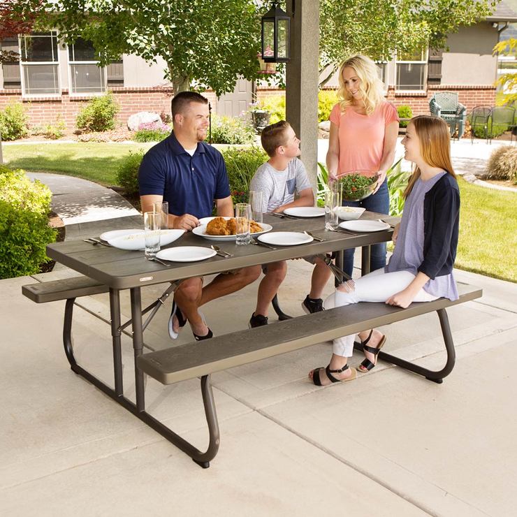 Lifetime 6ft (1.82m) Classic Folding Picnic Table Costco UK