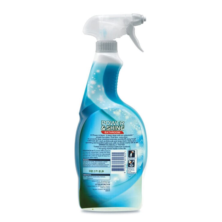 Cif Power and Shine Bathroom Spray, 3 x 700ml | Costco UK