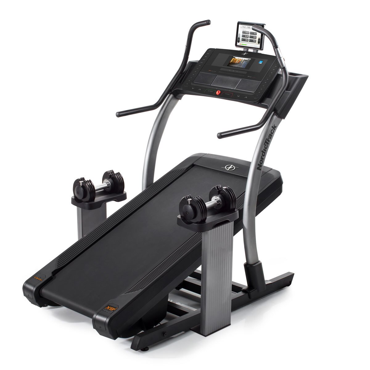 Installed Nordic Track x9i Incline Treadmill with 2 x Dumbbells Costco UK