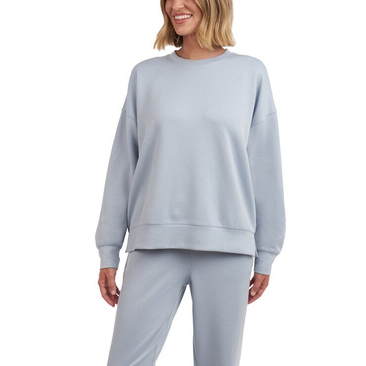 Kirkland Signature Ladies Active Ribbed Sweatshirt Kirkland Signature Ladies Active Ribbed Sweatshirt