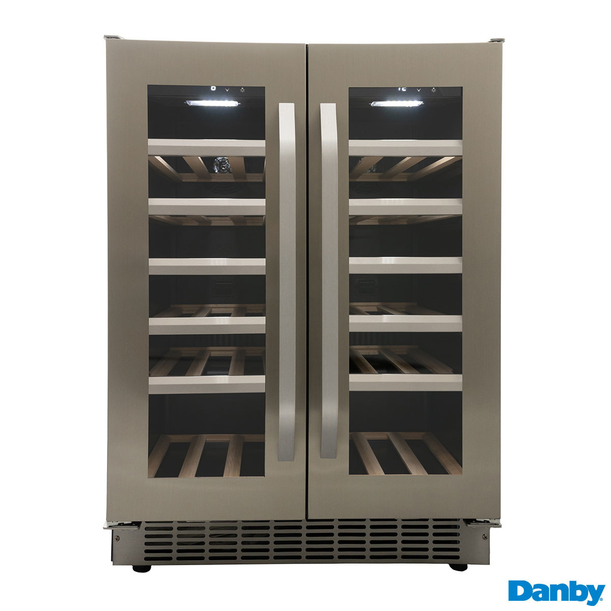 Danby DWC120KD1BSS 40 Bottle French Door Freestanding D