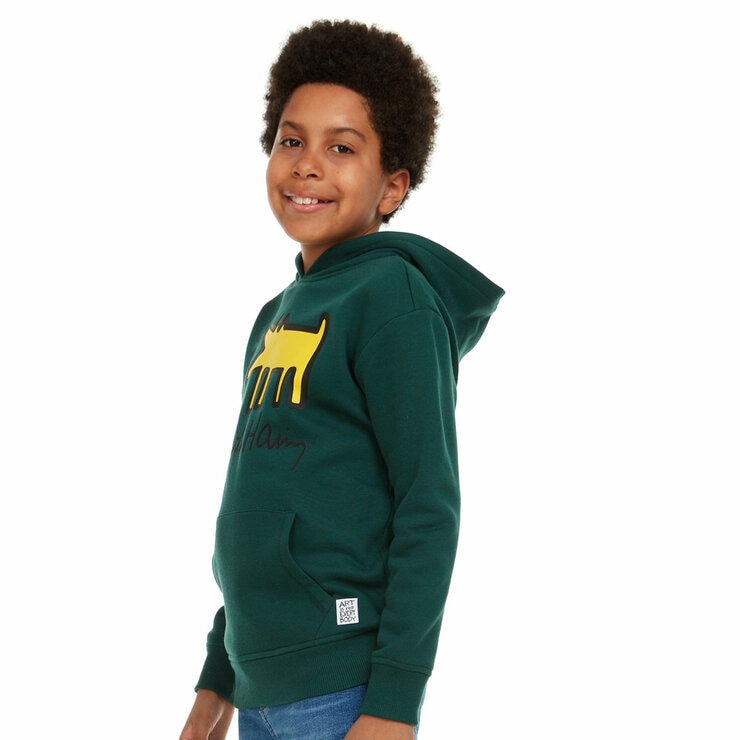 Keith Haring Youth Hoodie in Green, 7-8 Years