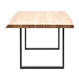 Gallery Chisbury Acacia Live Edge Dining Table, Seats 4-6