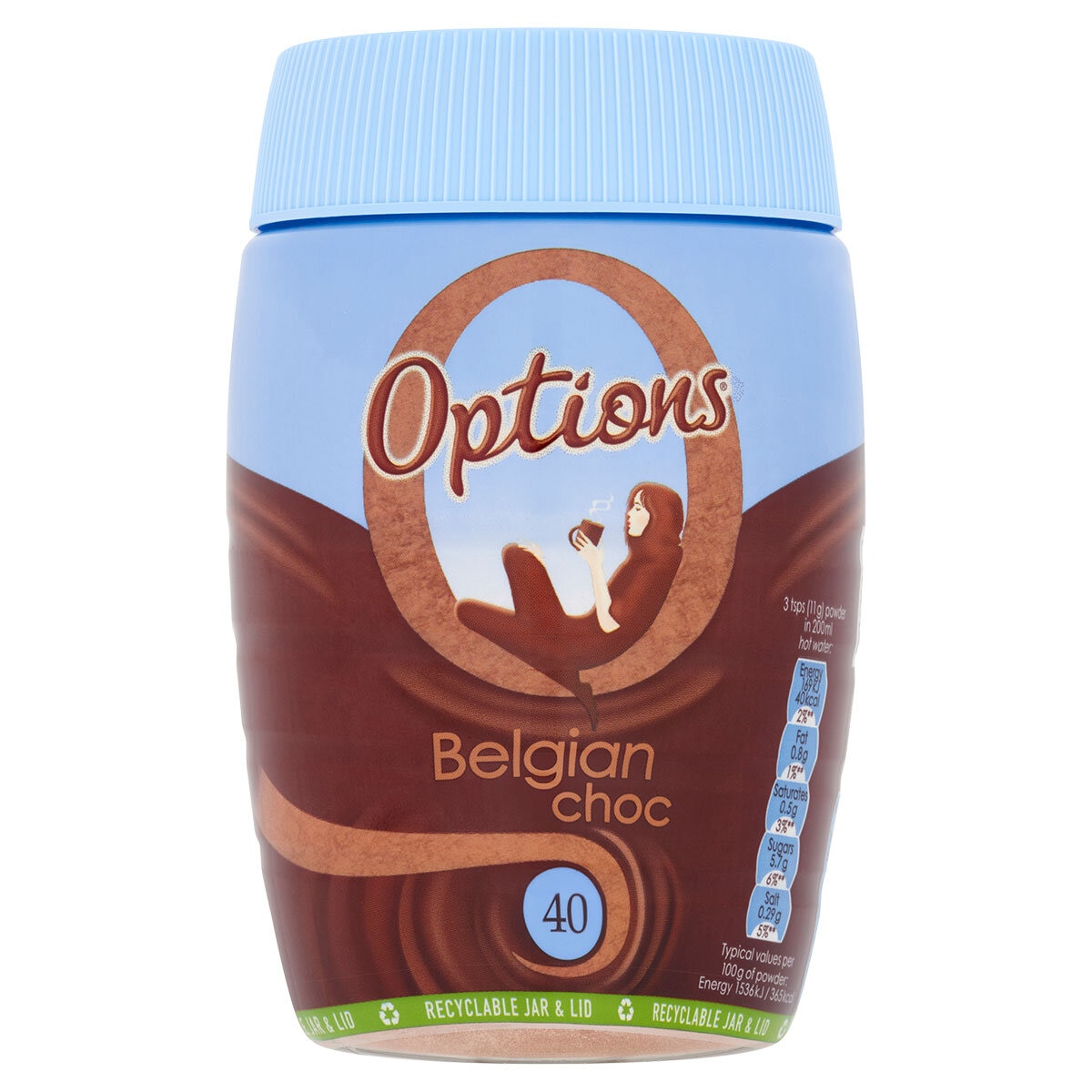 Options Choc-O-Lait, 395g