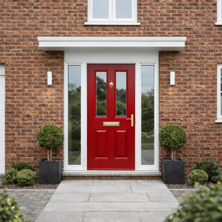 Mendes External Thermal Grey Primed Rutland Clear Glazed in 2 Sizes