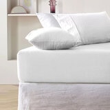 Boutique Living 400 Thread Count Egyptian Cotton 6 Piece Bed Set in White, Super King