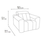 Dallas Grey Leather Power Recliner Armchair Dallas Grey Leather Power Recliner Armchair