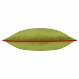 Furn Meridian Green Velvet Feather Fill Cushion, 45 x 45 cm